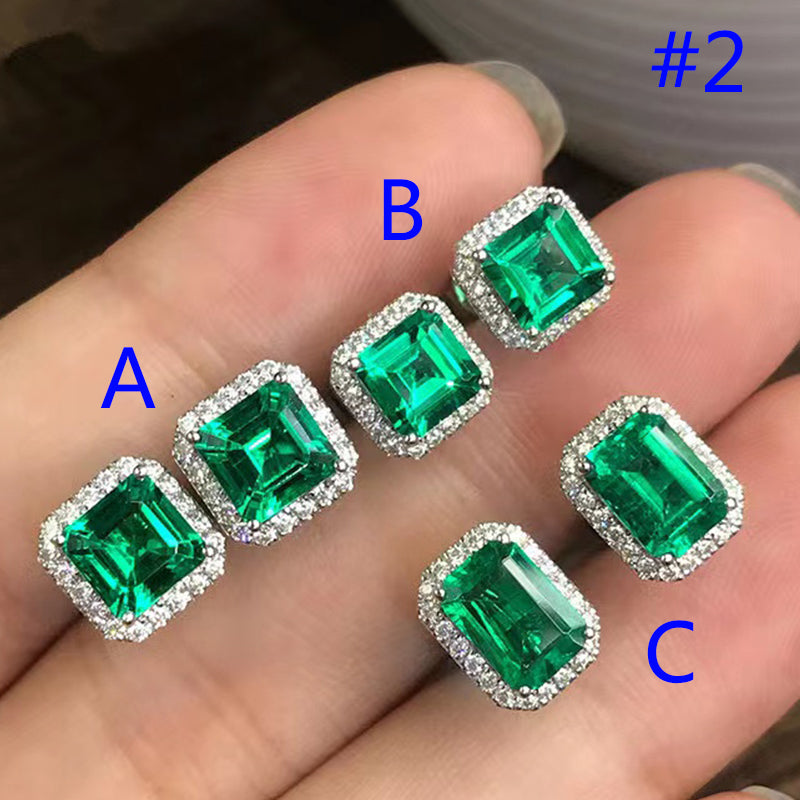 PYA48EDE Stylish Diamond Earrings High Quality Wedding Earrings