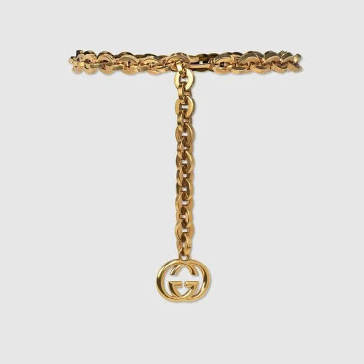 2XB2PDE Stylish chain belt 100cm