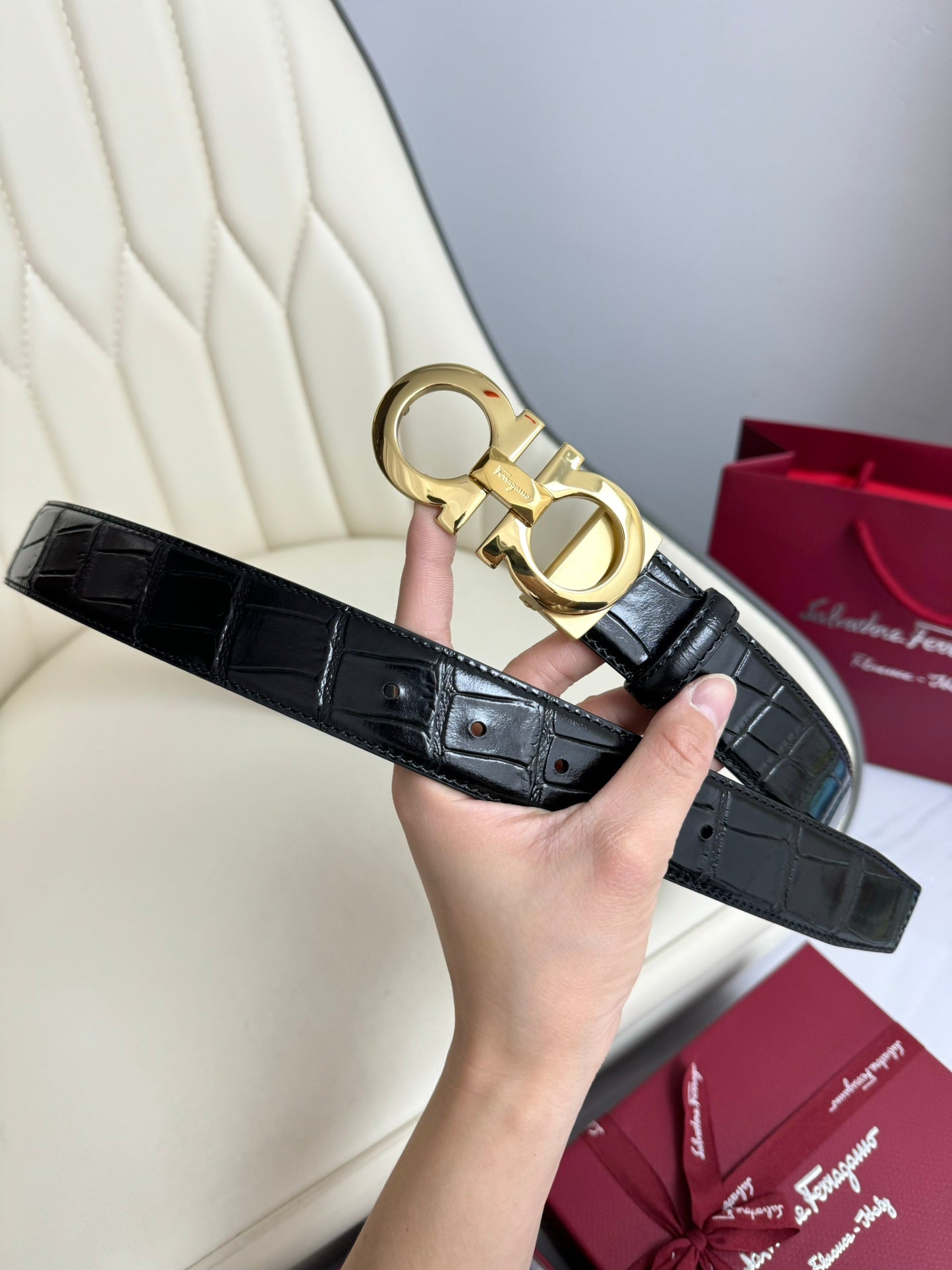 1WA167PDE Stylish High quality belt With full package
