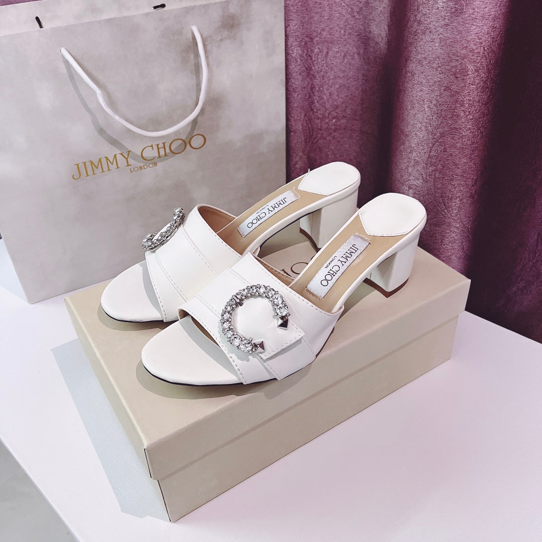 14A166ZDE Stylish Slippers Heel height 6cm