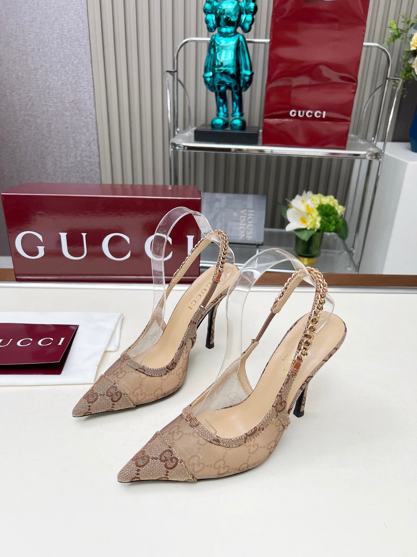 285ZB61ZDE Stylish leather High heels