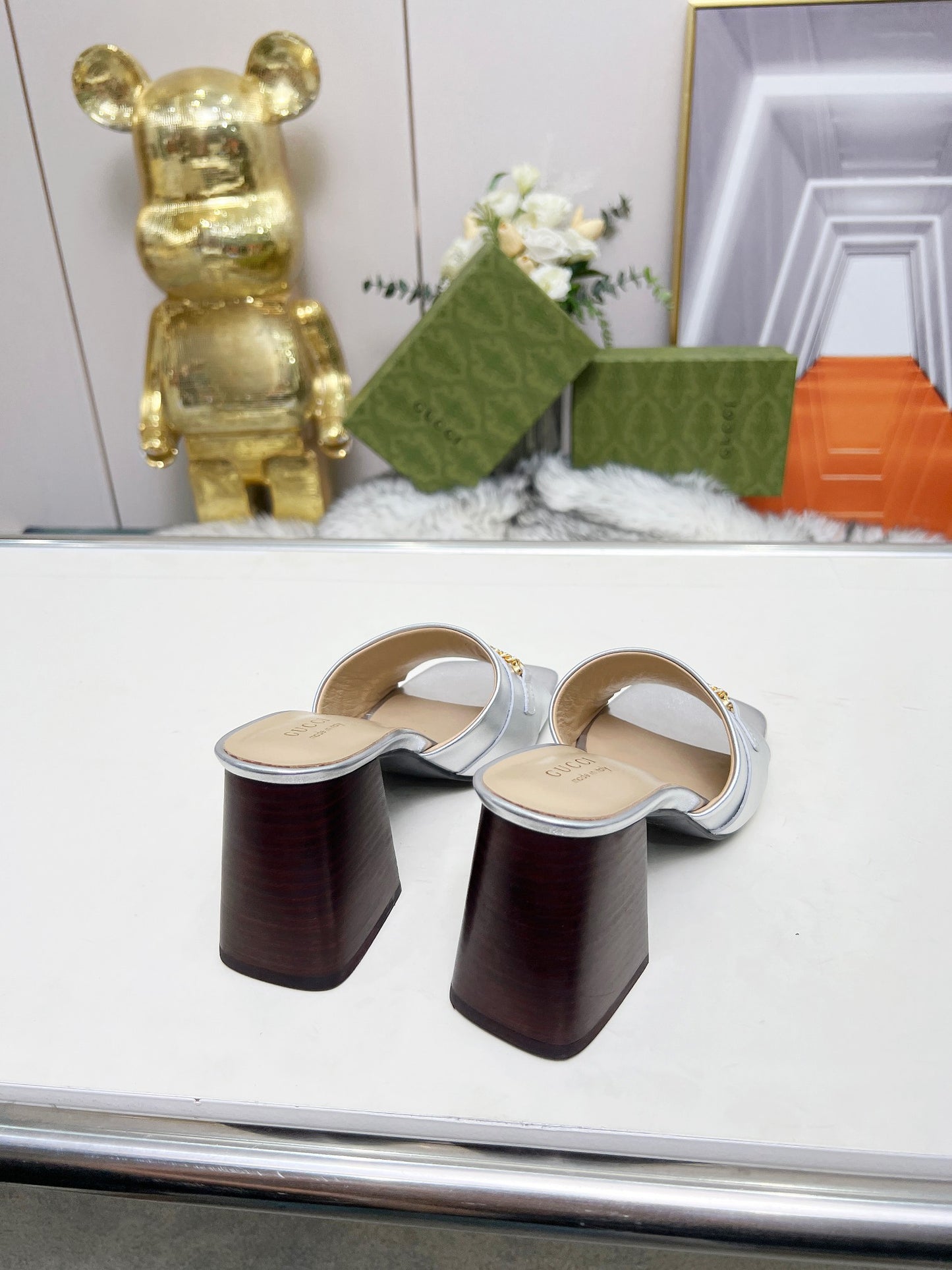 275NB11ZDE Stylish leather High heels
