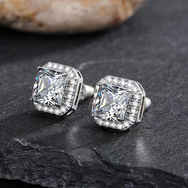 PYA48EDE Stylish Diamond Earrings High Quality Wedding Earrings