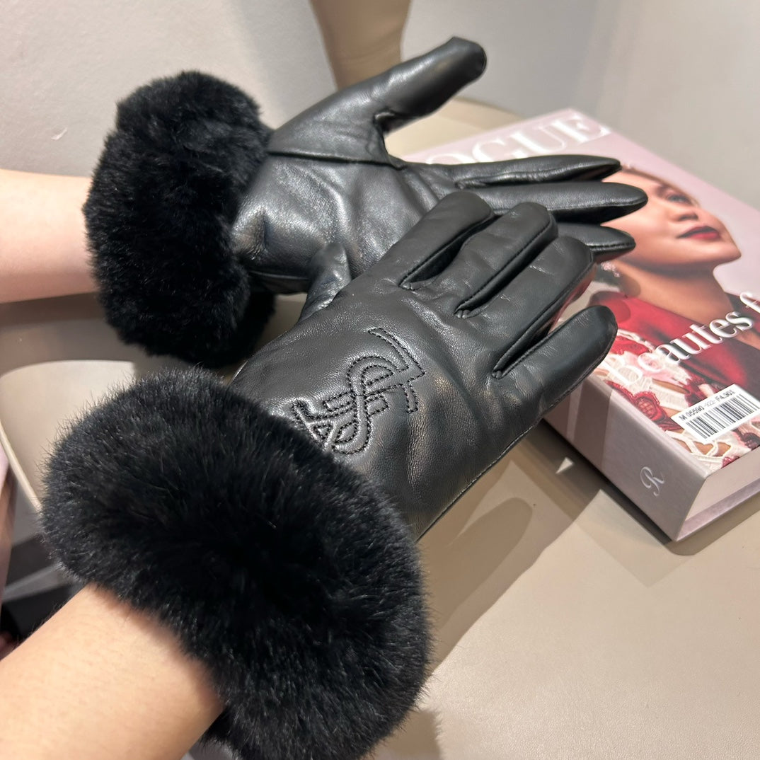14SL25SDE Stylish Wool gloves