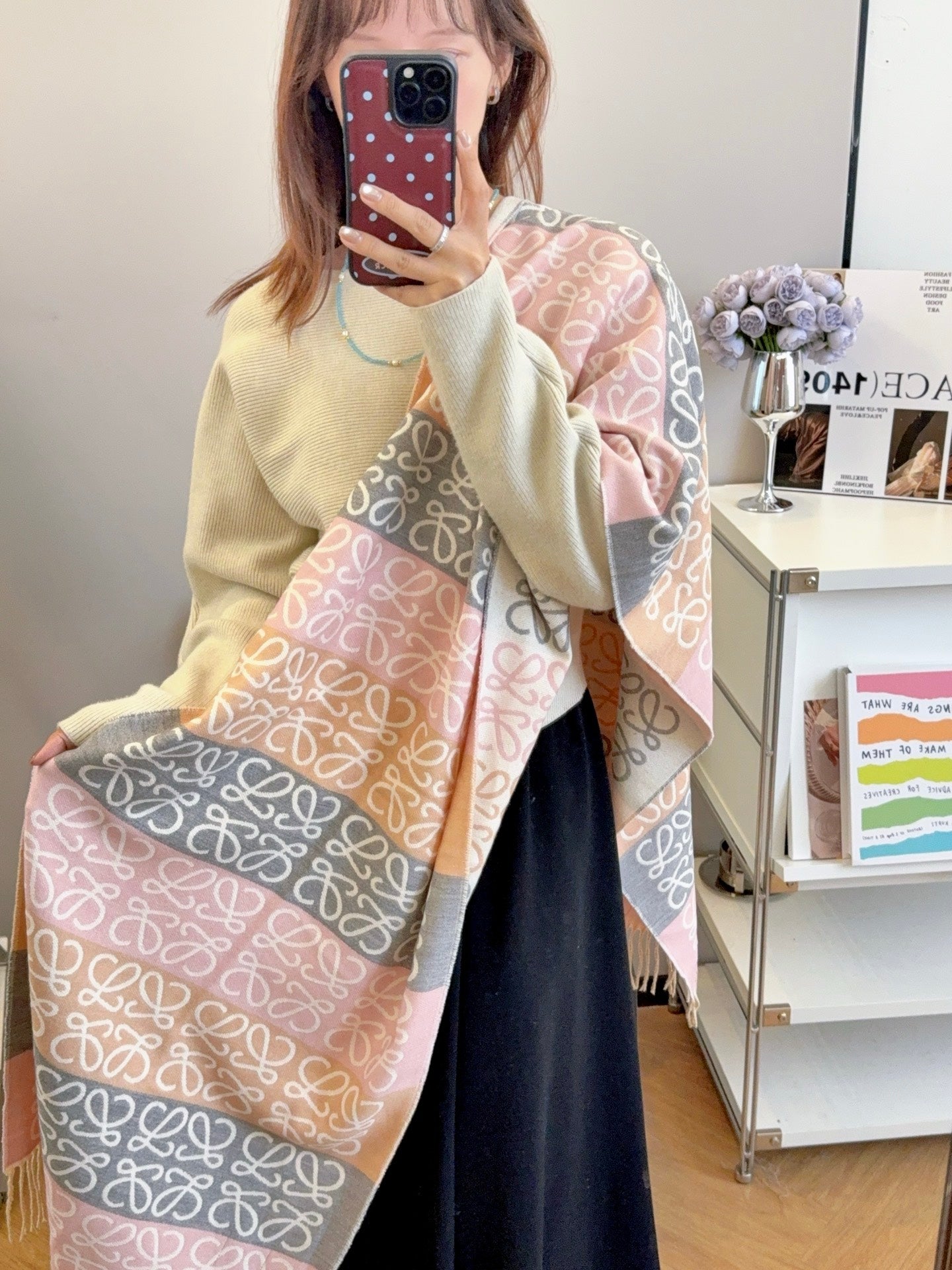175RA42WDE Stylish Winter Scarves