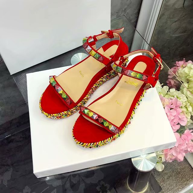 J4A57ZDE Stylish leather High heels 6cm
