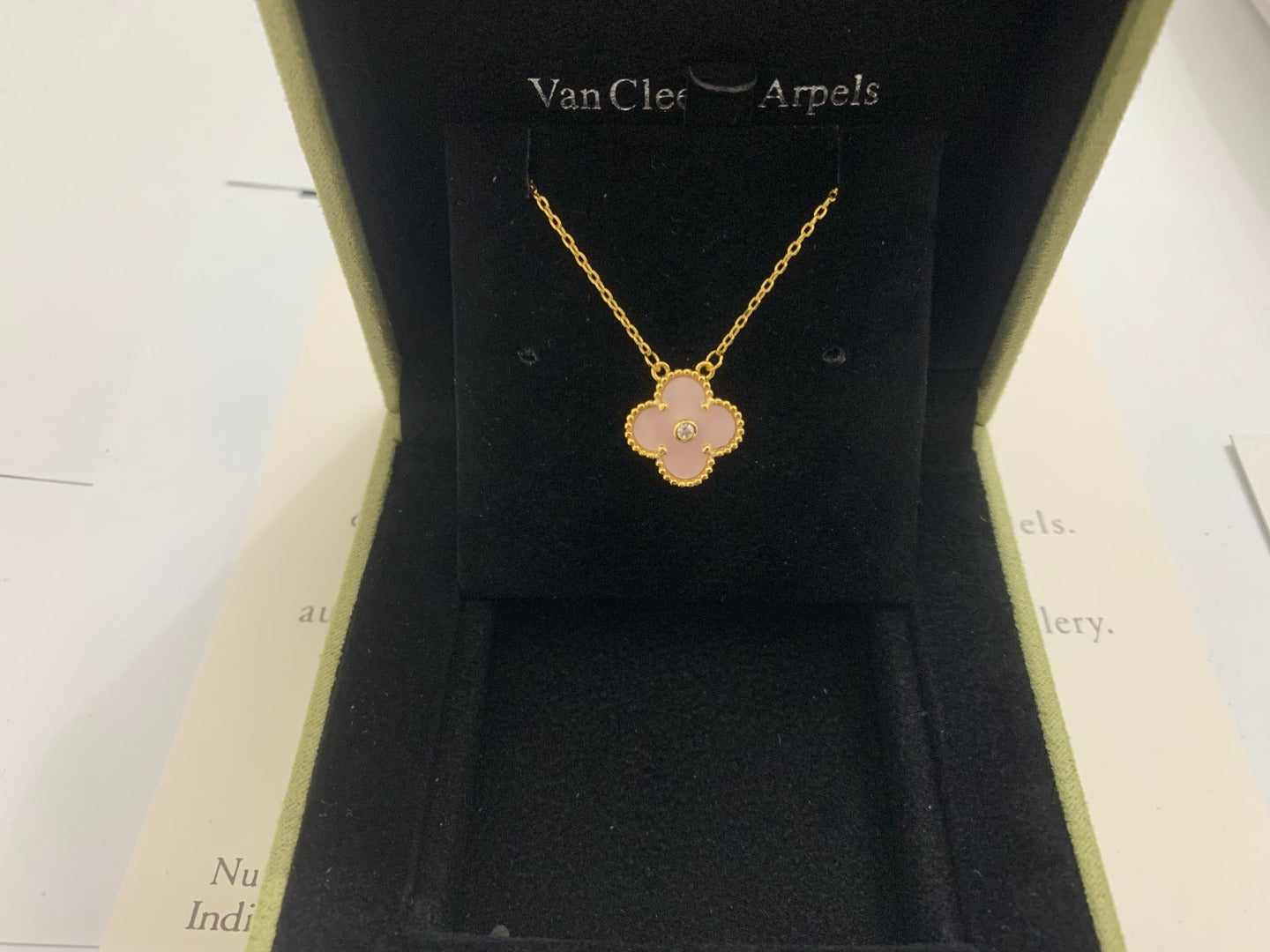 5XVA185XDE Stylish 1 flower necklace