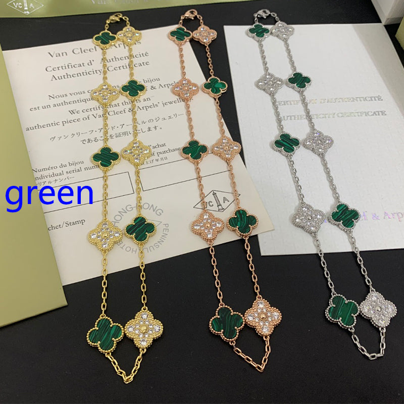 5XV191XDE Stylish 10 flower necklaces