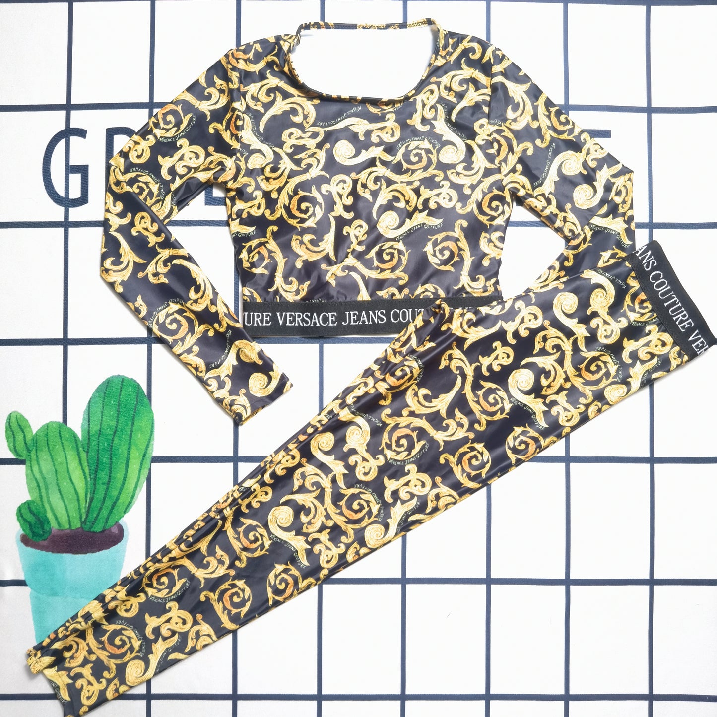 14A144YDE Stylish Long sleeve swimsuit
