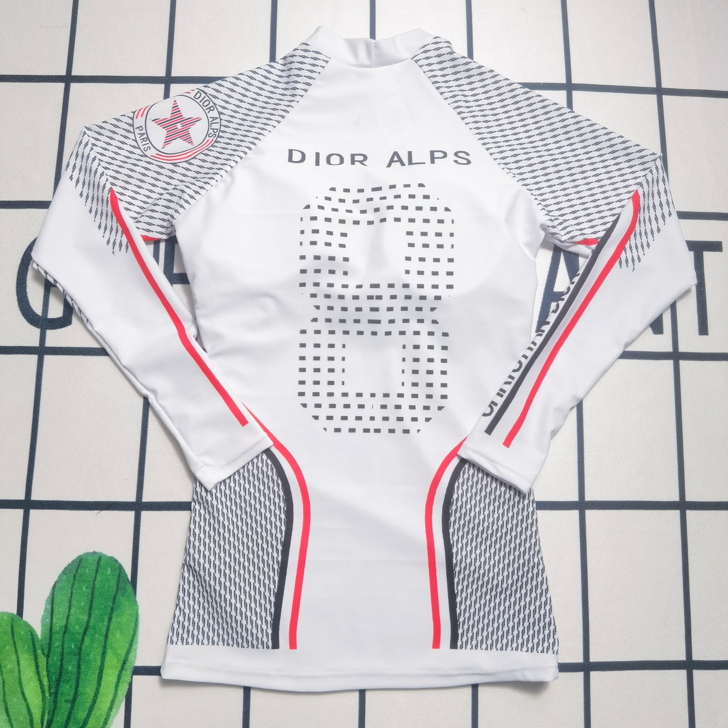 14D14YDE Stylish Long sleeve swimsuit