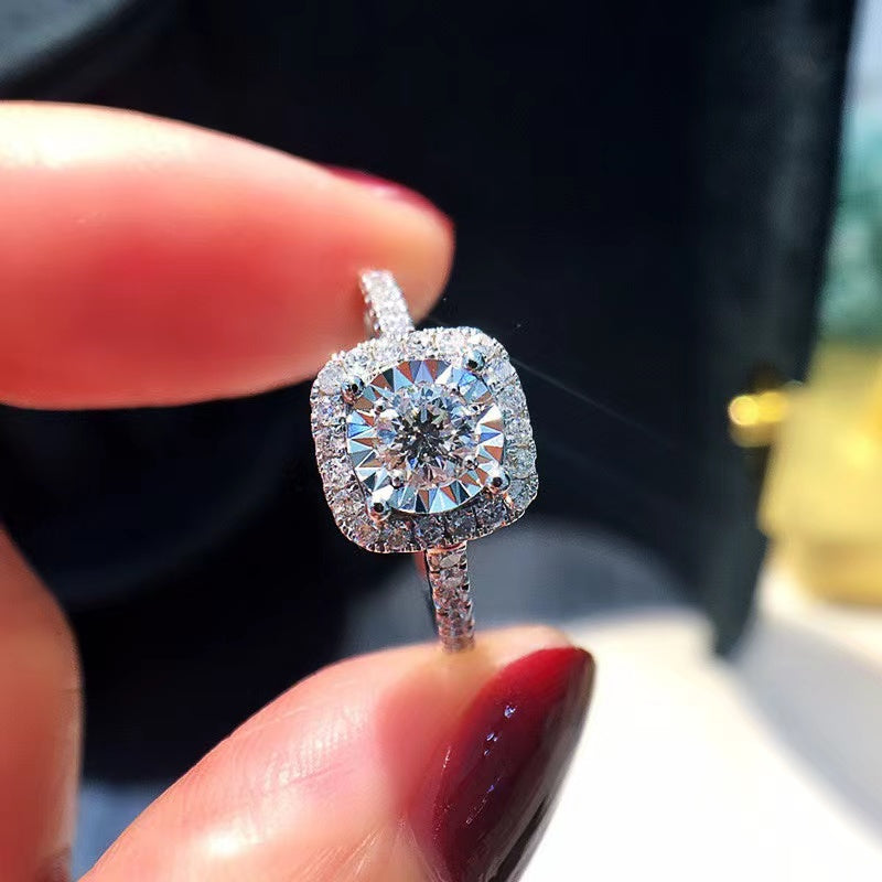 PYA37JDE Stylish Diamond Ring High Quality Wedding Ring
