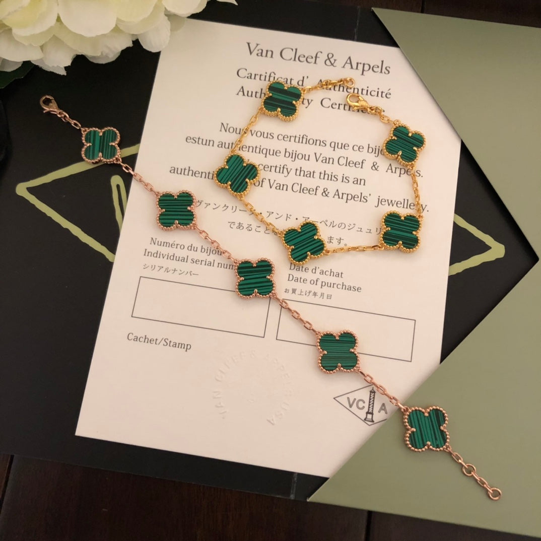 5XVA180KDE Stylish bracelets 5 flowers normal size1.5cm flower