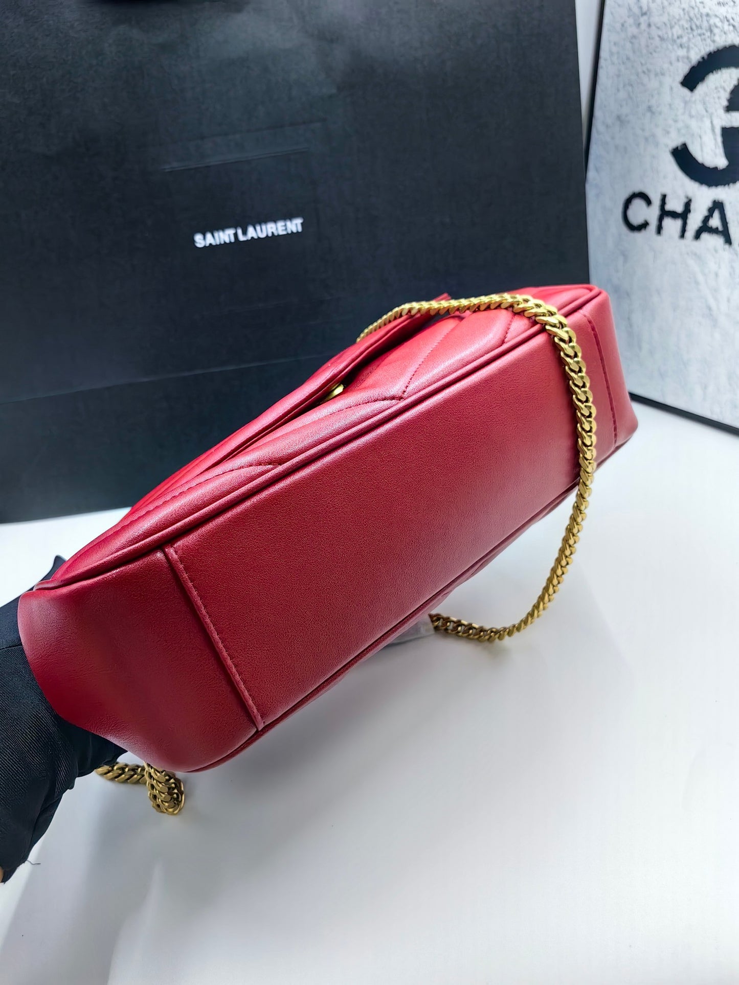 165NSL108BDE Stylish leather bag