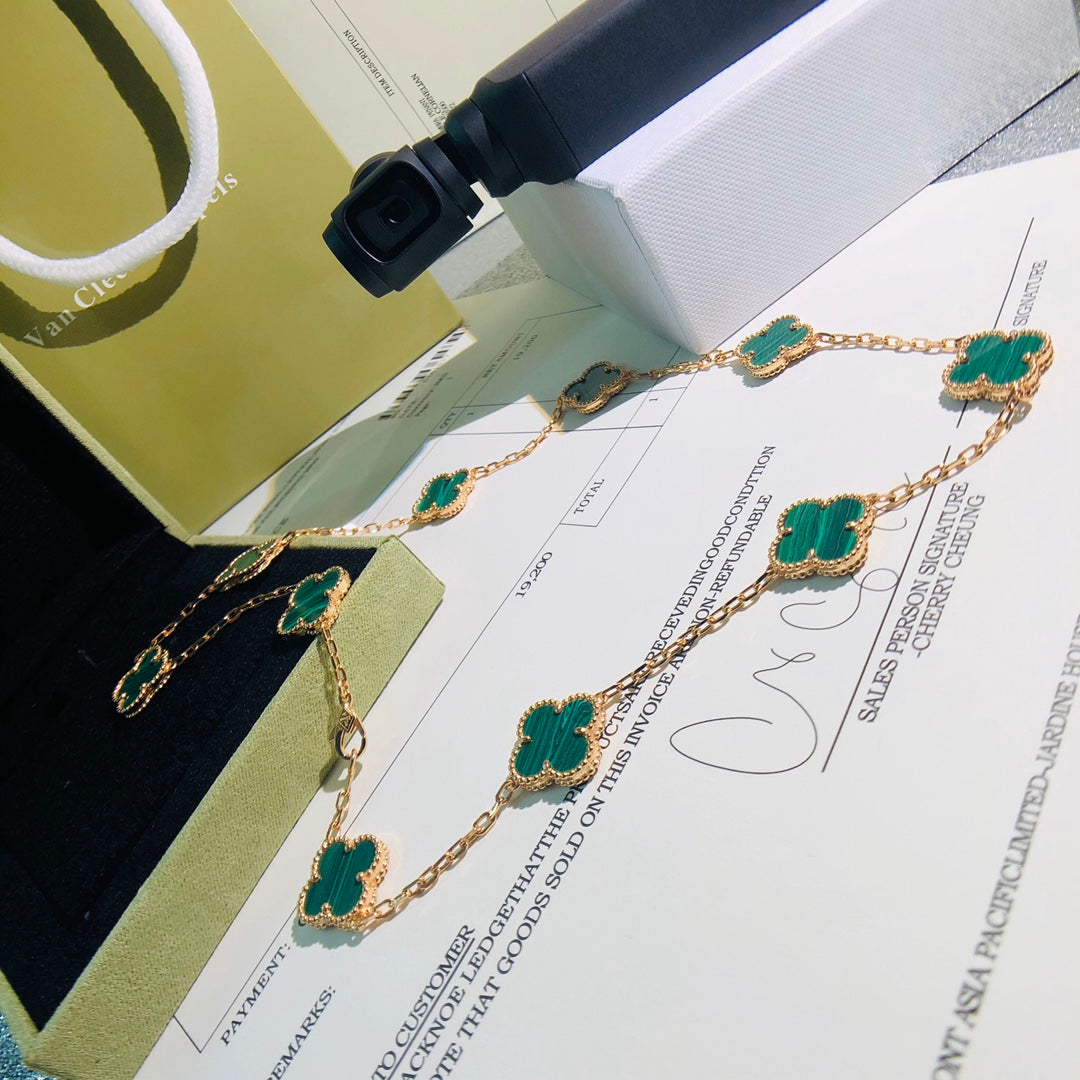 5XVA181XDE Stylish 10 flowers necklaces