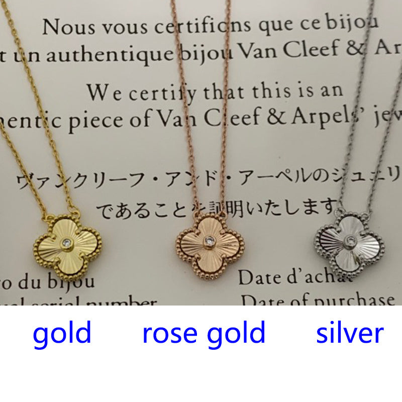 5XVA185XDE Stylish 1 flower necklace