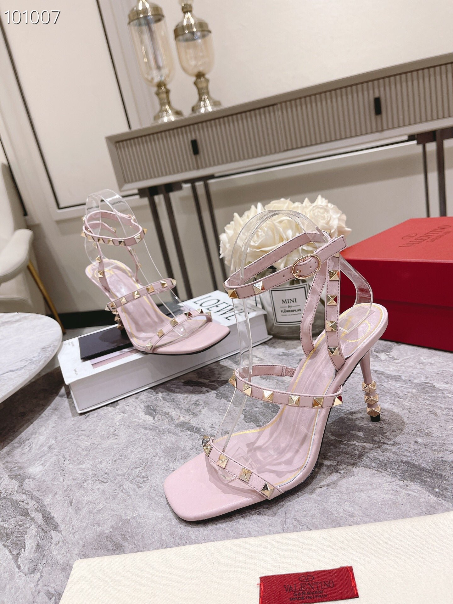 255QVL56ZDE Stylish leather High heels