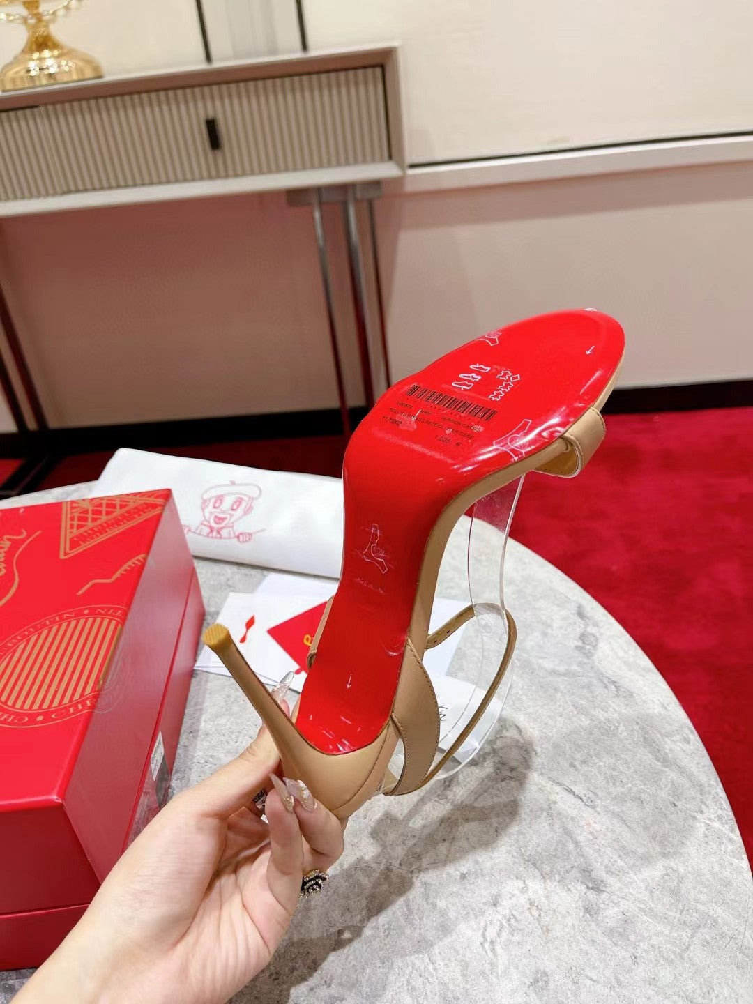 J4A221ZDE Stylish High heels Heel height 10cm