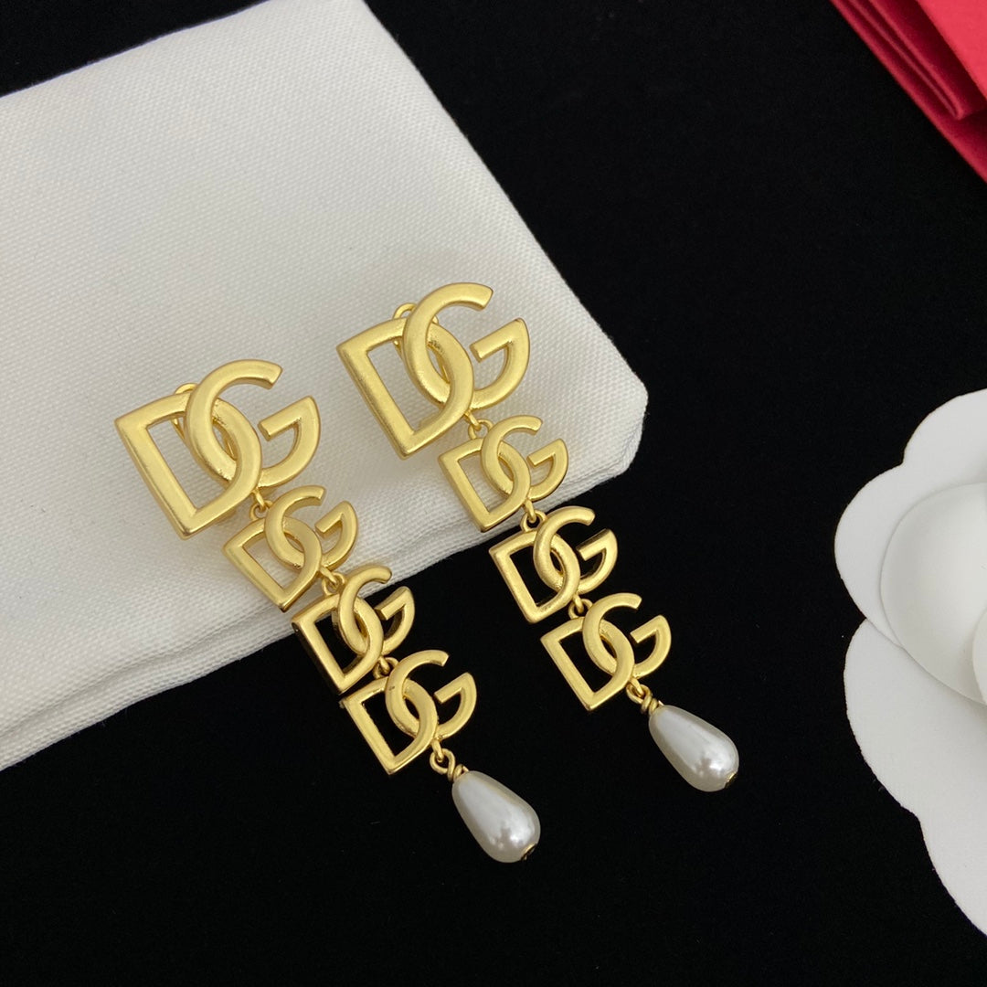 1NA137XDE Stylish necklace earrings