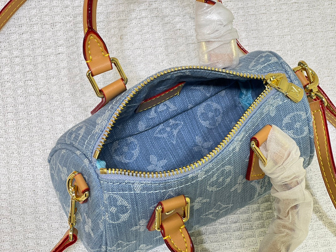 175RE9BDE Stylish Cowboy fabric bag