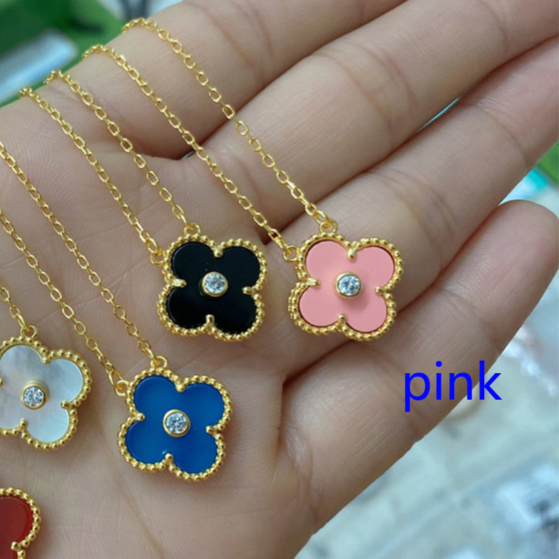 5XVA185XDE Stylish 1 flower necklace