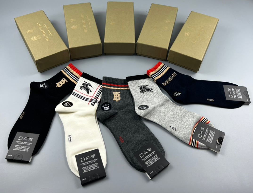 235QR66SDE Stylish socks(5 pairs )