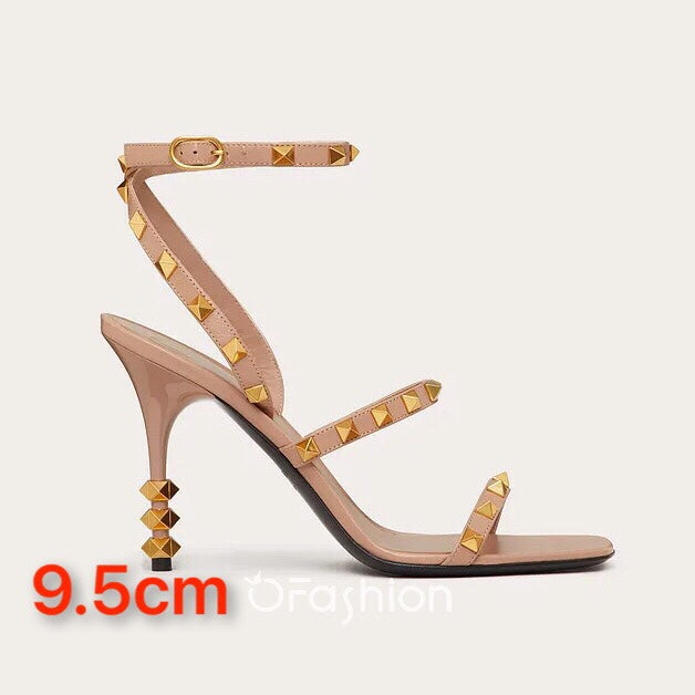 255QVL56ZDE Stylish leather High heels