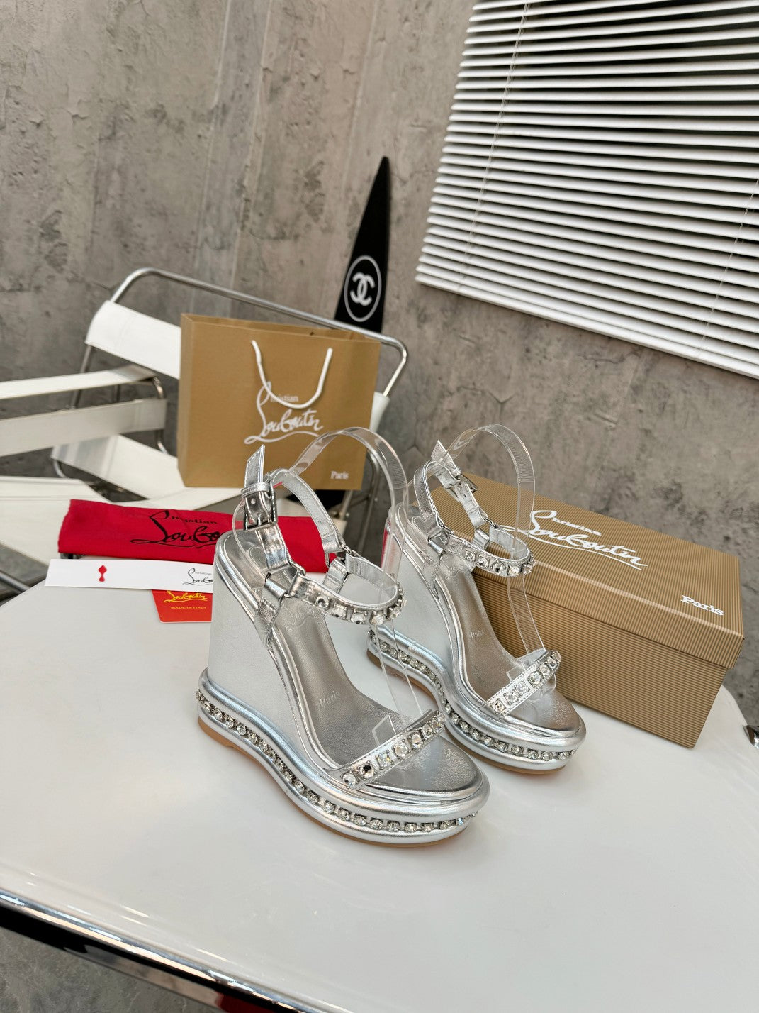 J4A6ZDE Stylish leather High heels 12cm heel