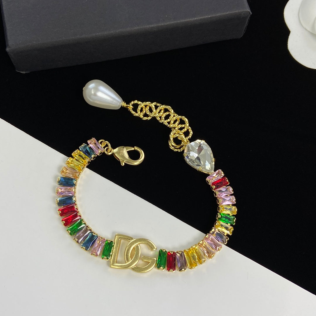 1NA148XDE Stylish necklace bracelet earrings