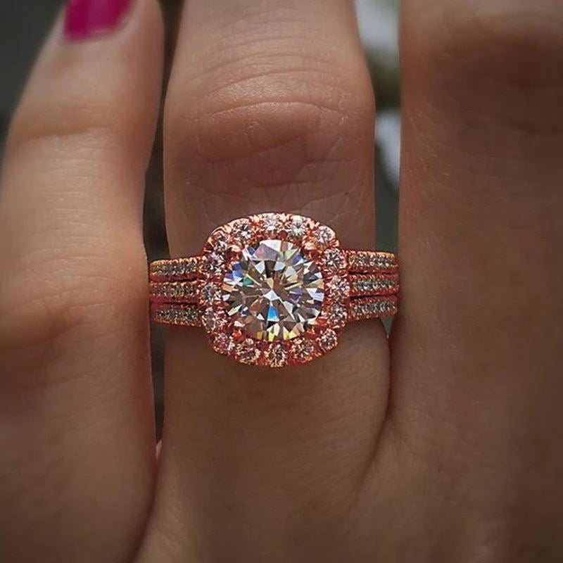 PYA2JDE Stylish Diamond Ring High Quality Wedding Ring