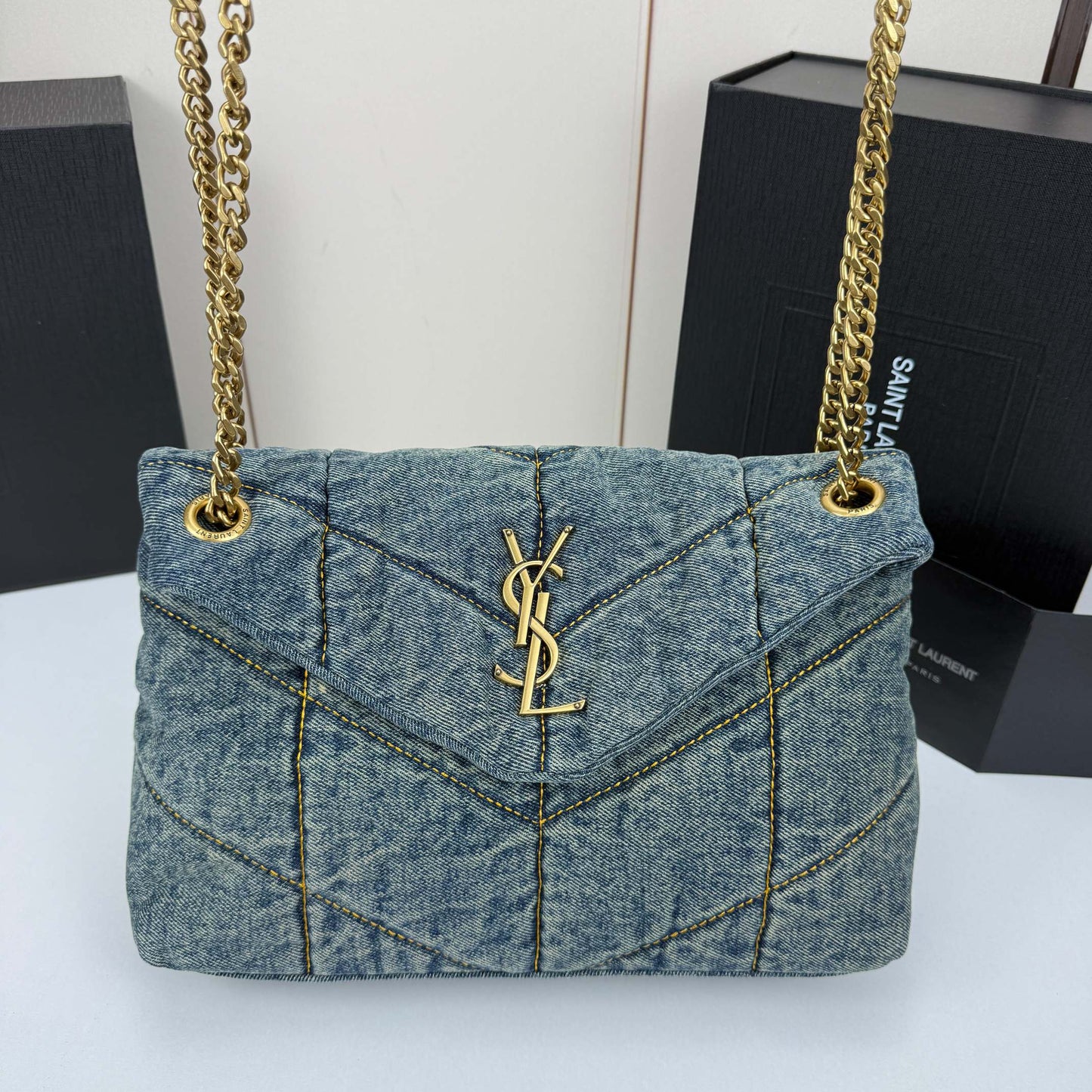 15RSL17BDE Stylish denim bags
