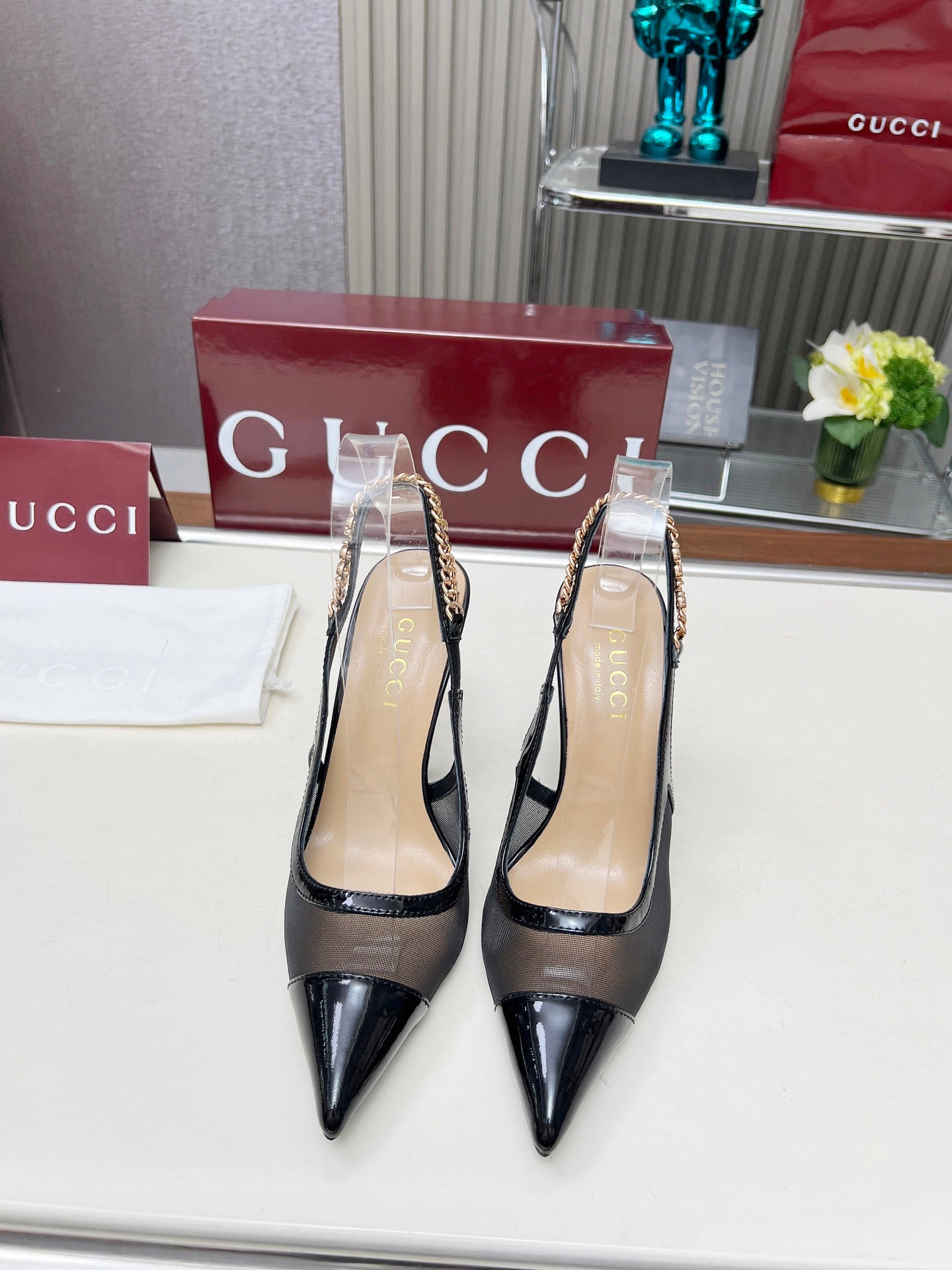 285ZB61ZDE Stylish leather High heels