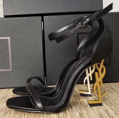 2XSL148ZDE Stylish leather high heels