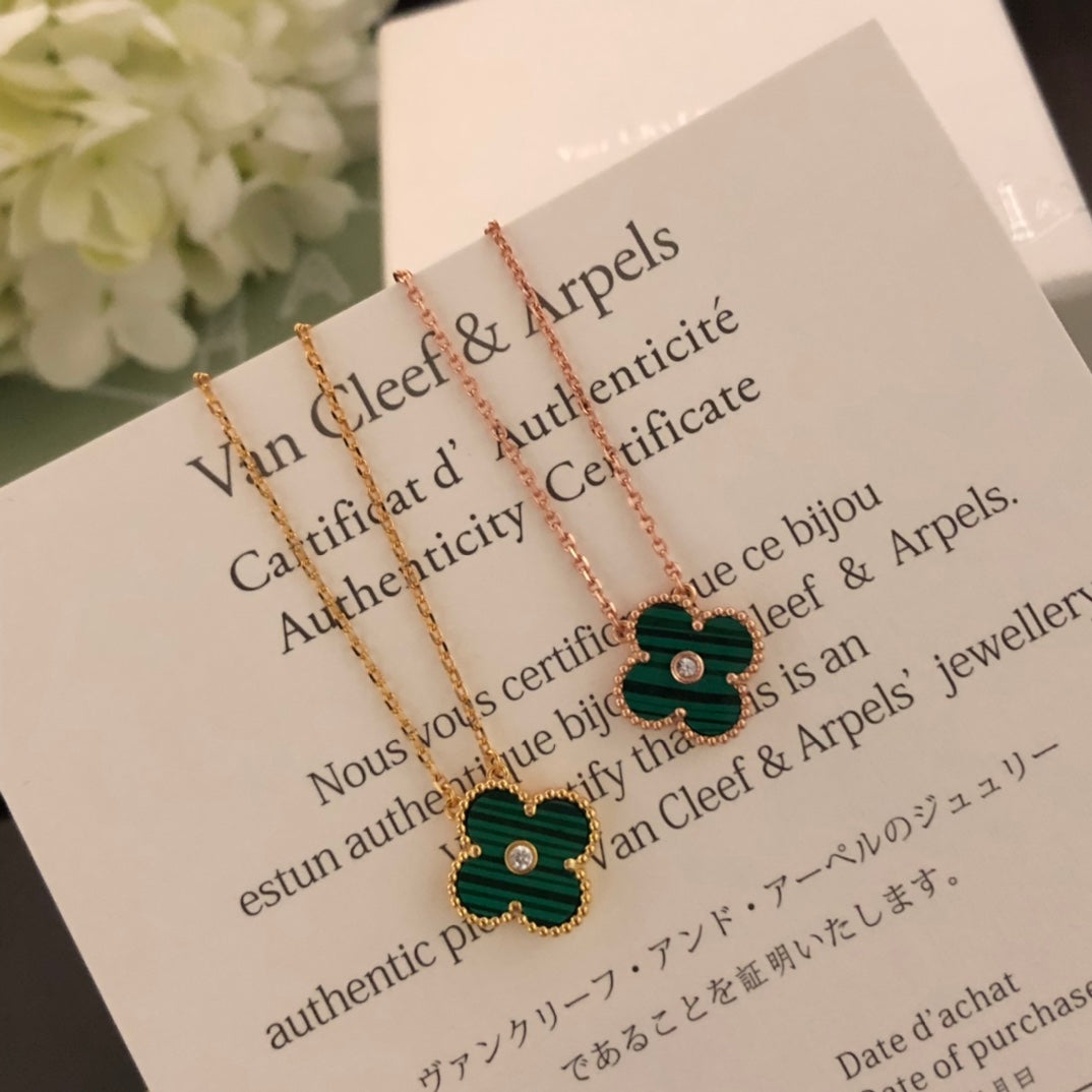 5XVA185XDE Stylish 1 flower necklace