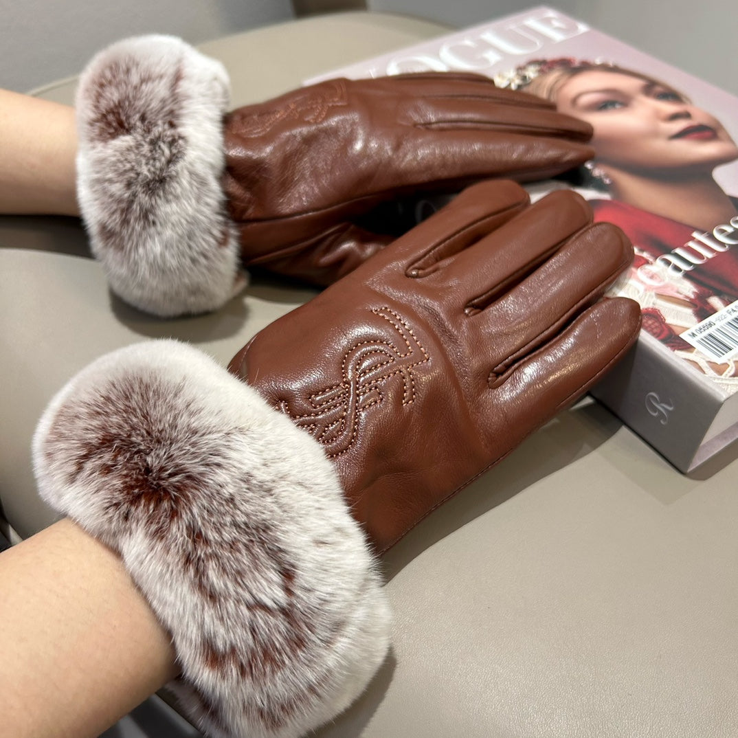 14SL25SDE Stylish Wool gloves