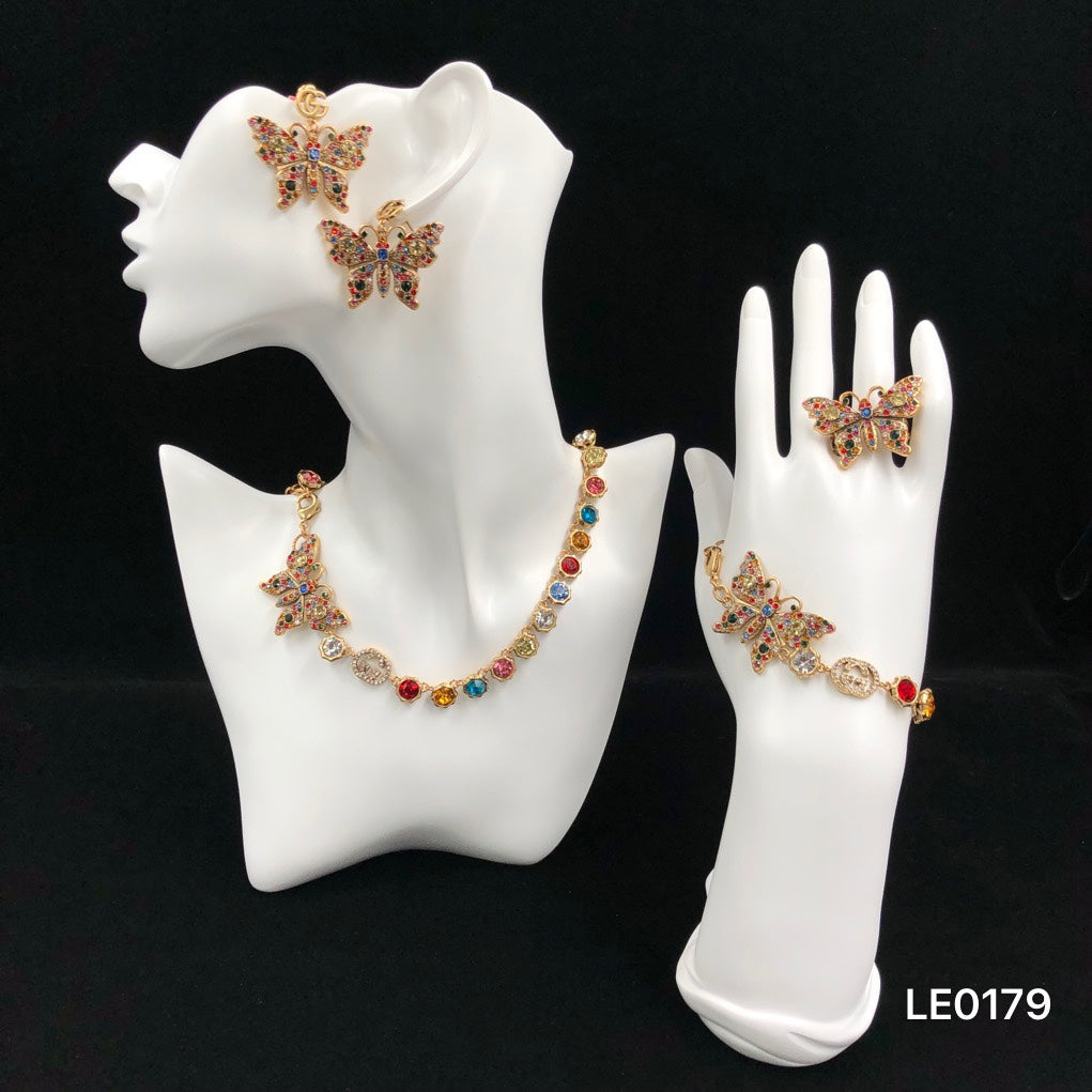 14B957XDE Stylish Rings Earrings Bracelets Necklaces