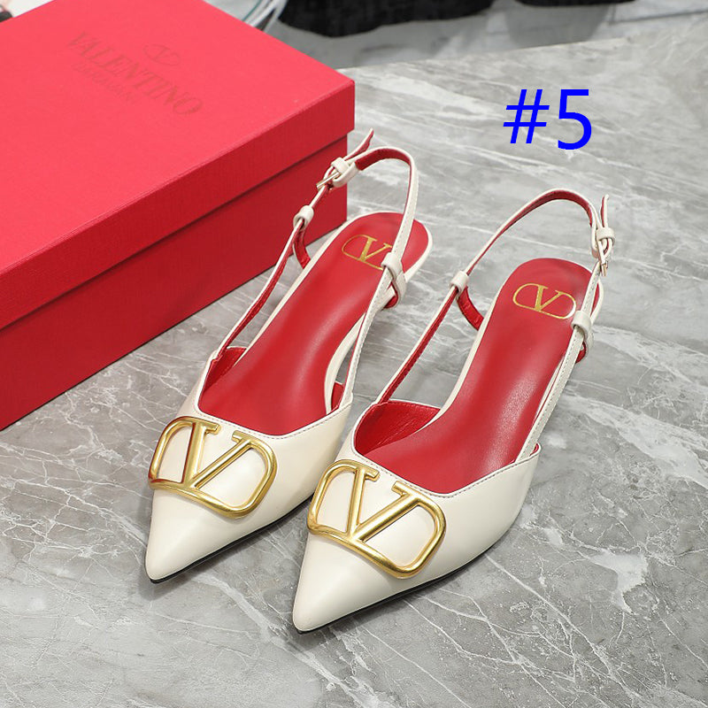 245RVL19ZDE Stylish leather High heels