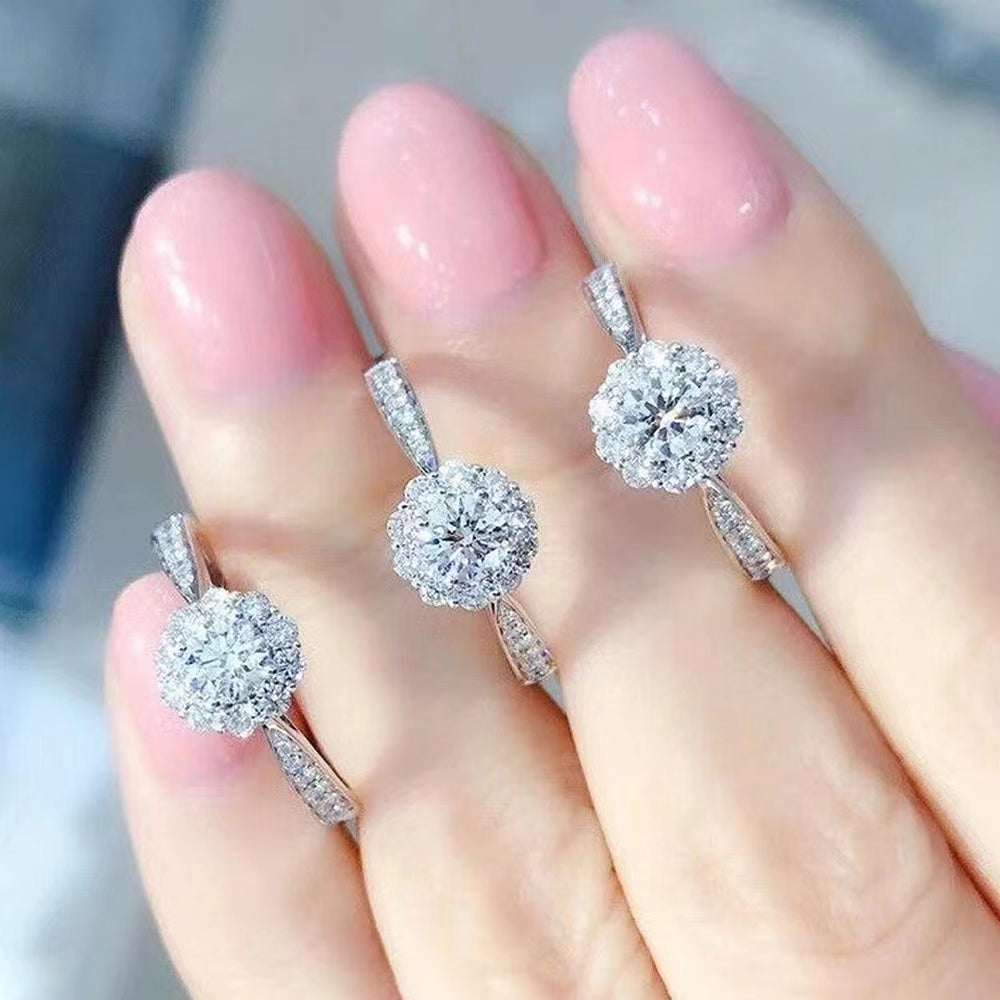 PYA46JDE Stylish Diamond Ring High Quality Wedding Ring