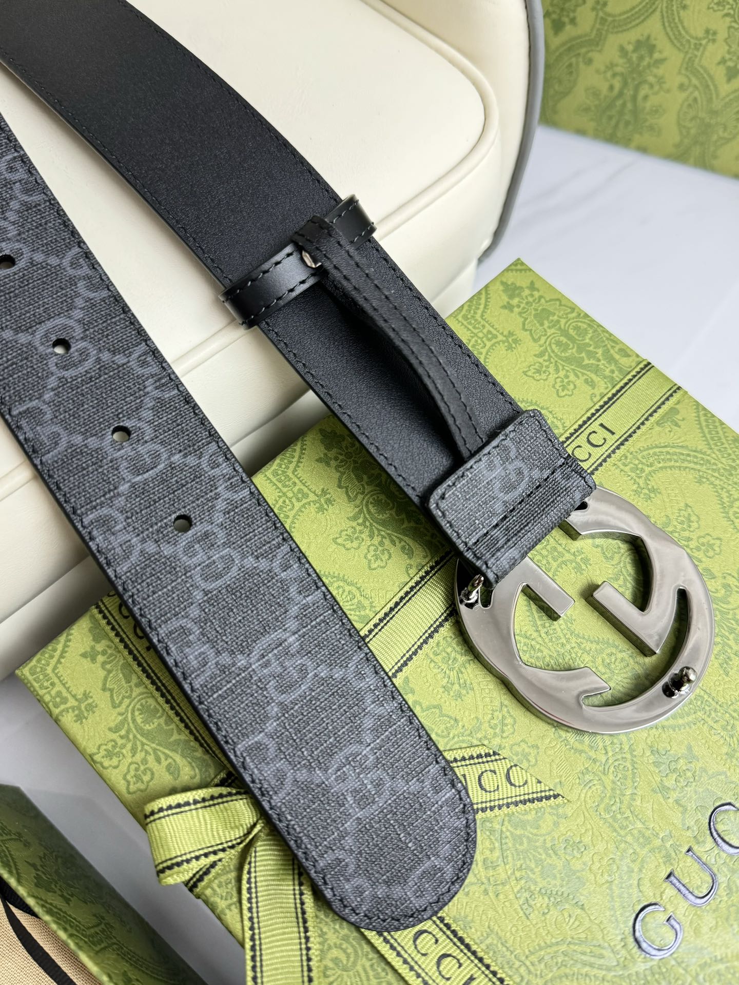 195NB3PDE Stylish high-quality leather belt