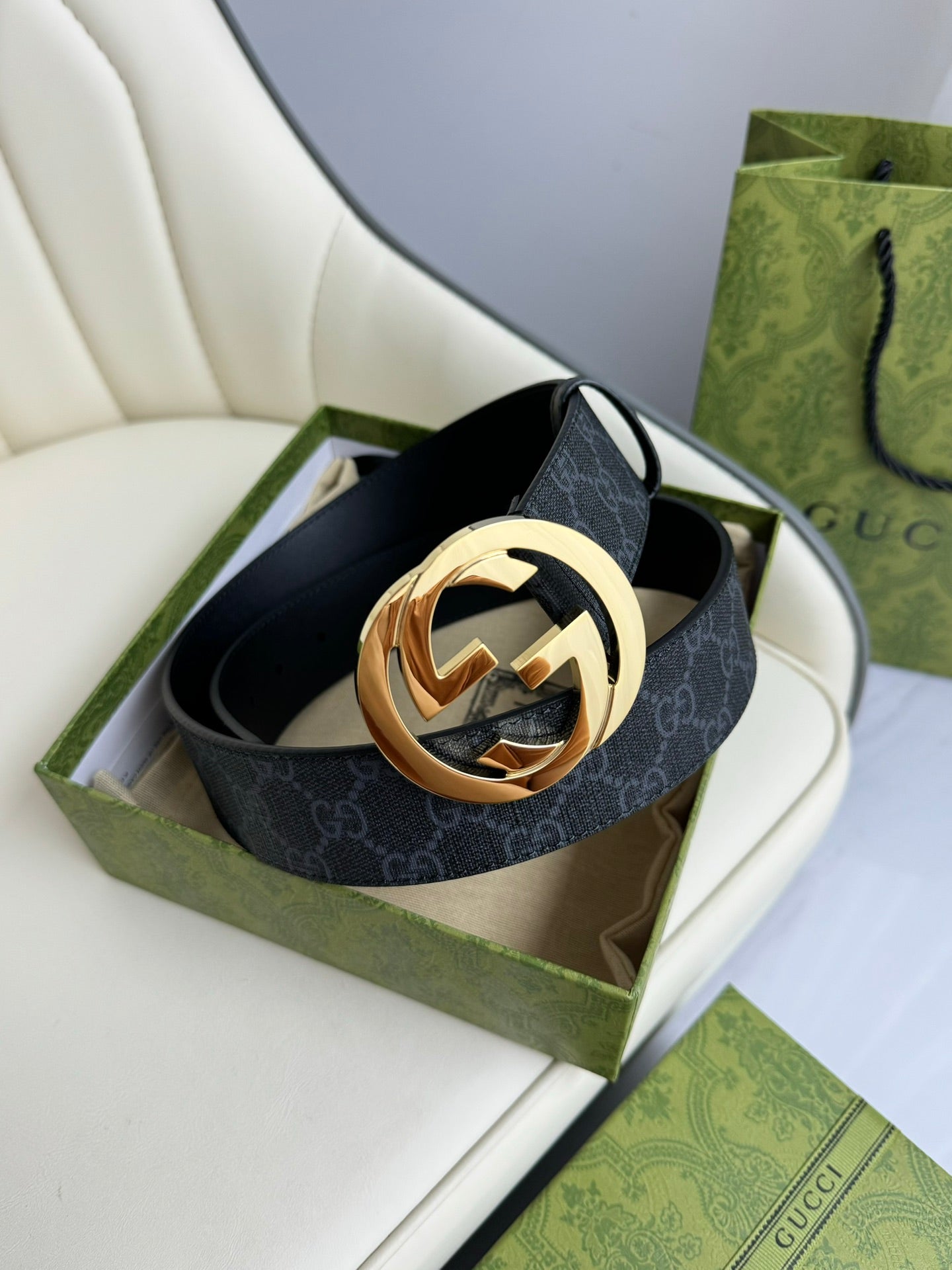 195NB3PDE Stylish high-quality leather belt