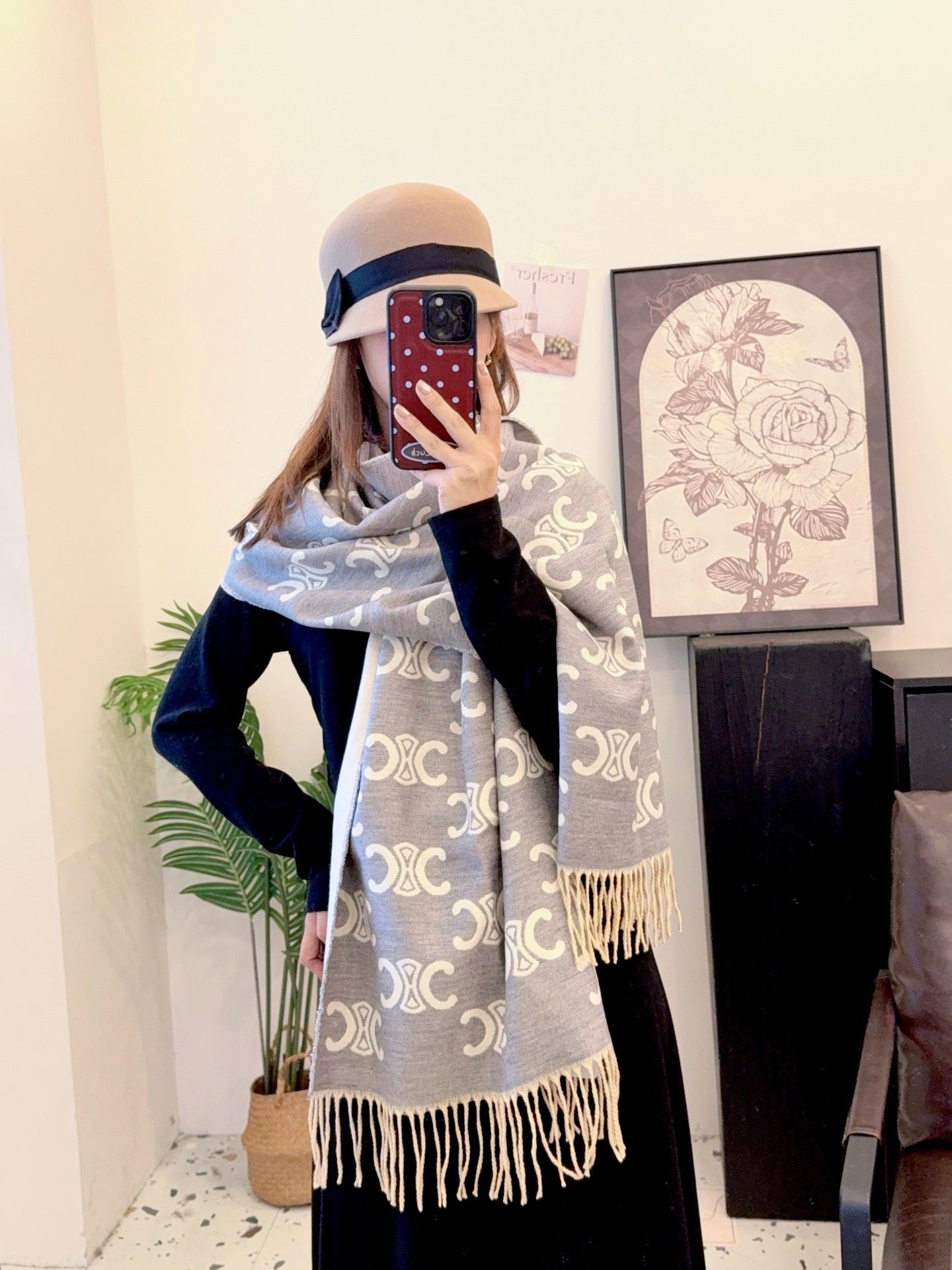 175RA15WDE Stylish Winter Scarves