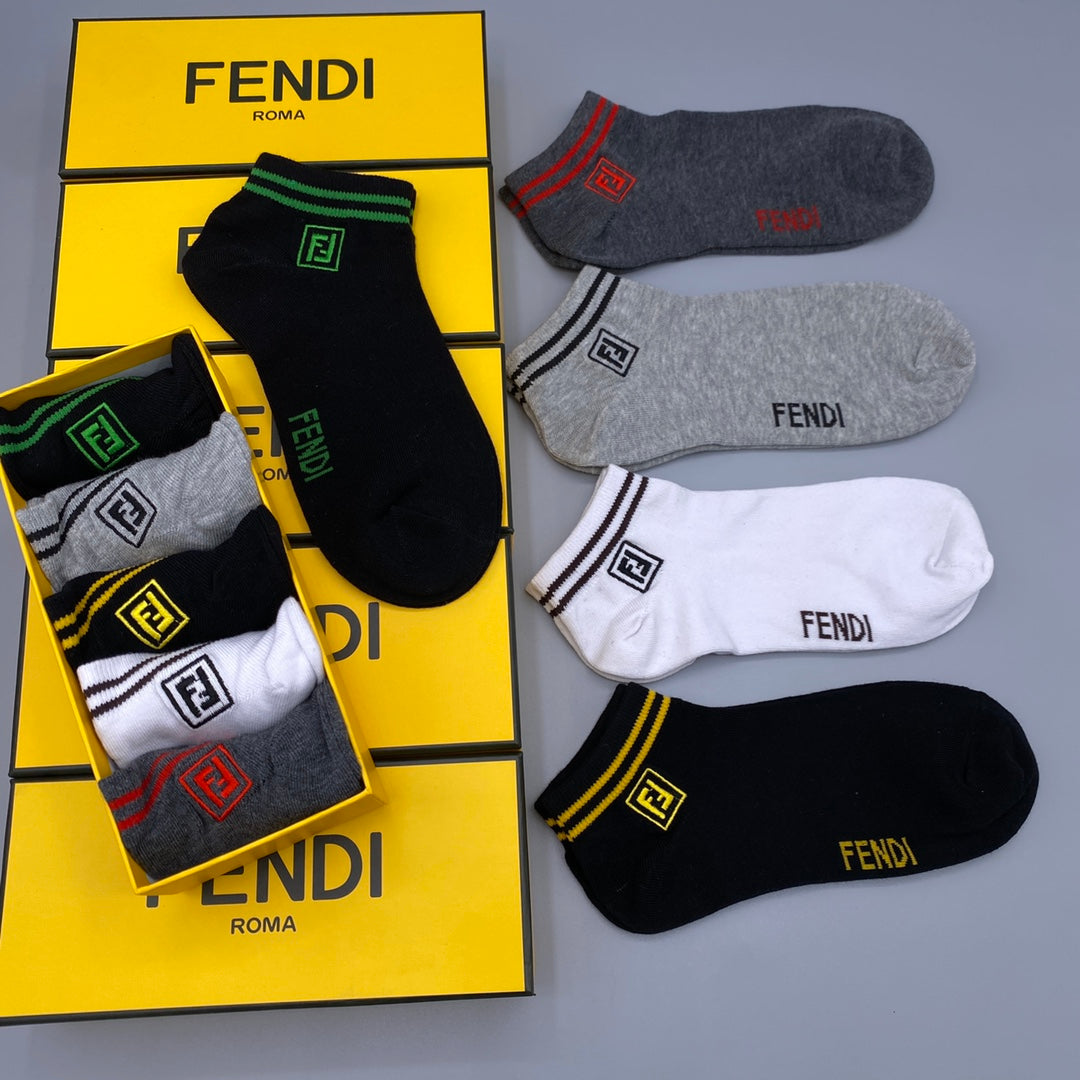 235QF44SDE Stylish socks(5 pairs )