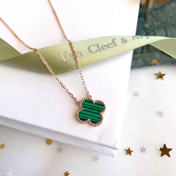 5XVA184XDE Stylish 1 flower necklace