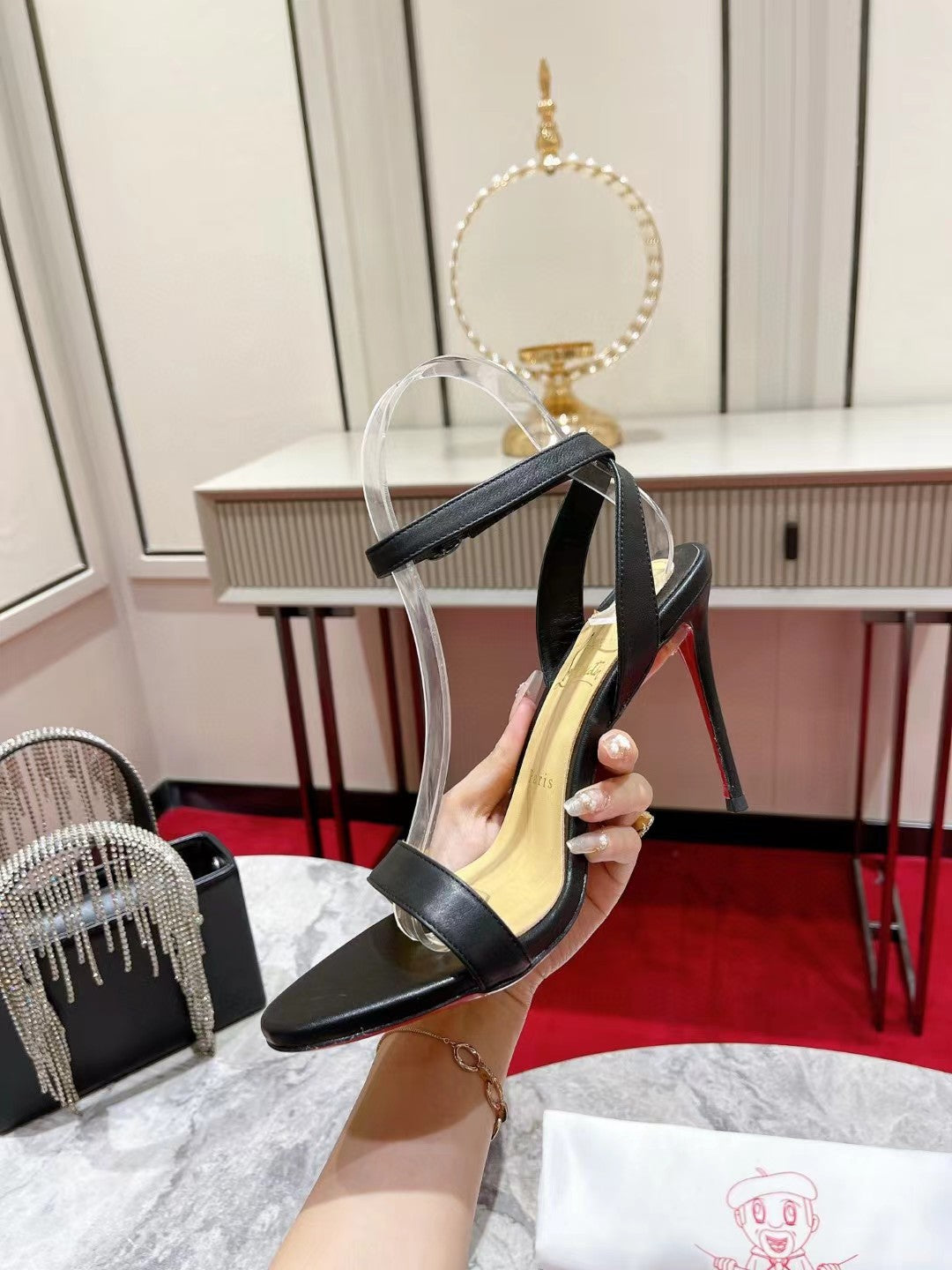 J4A221ZDE Stylish High heels Heel height 10cm