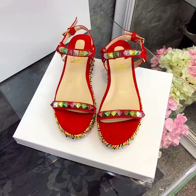 J4A57ZDE Stylish leather High heels 6cm