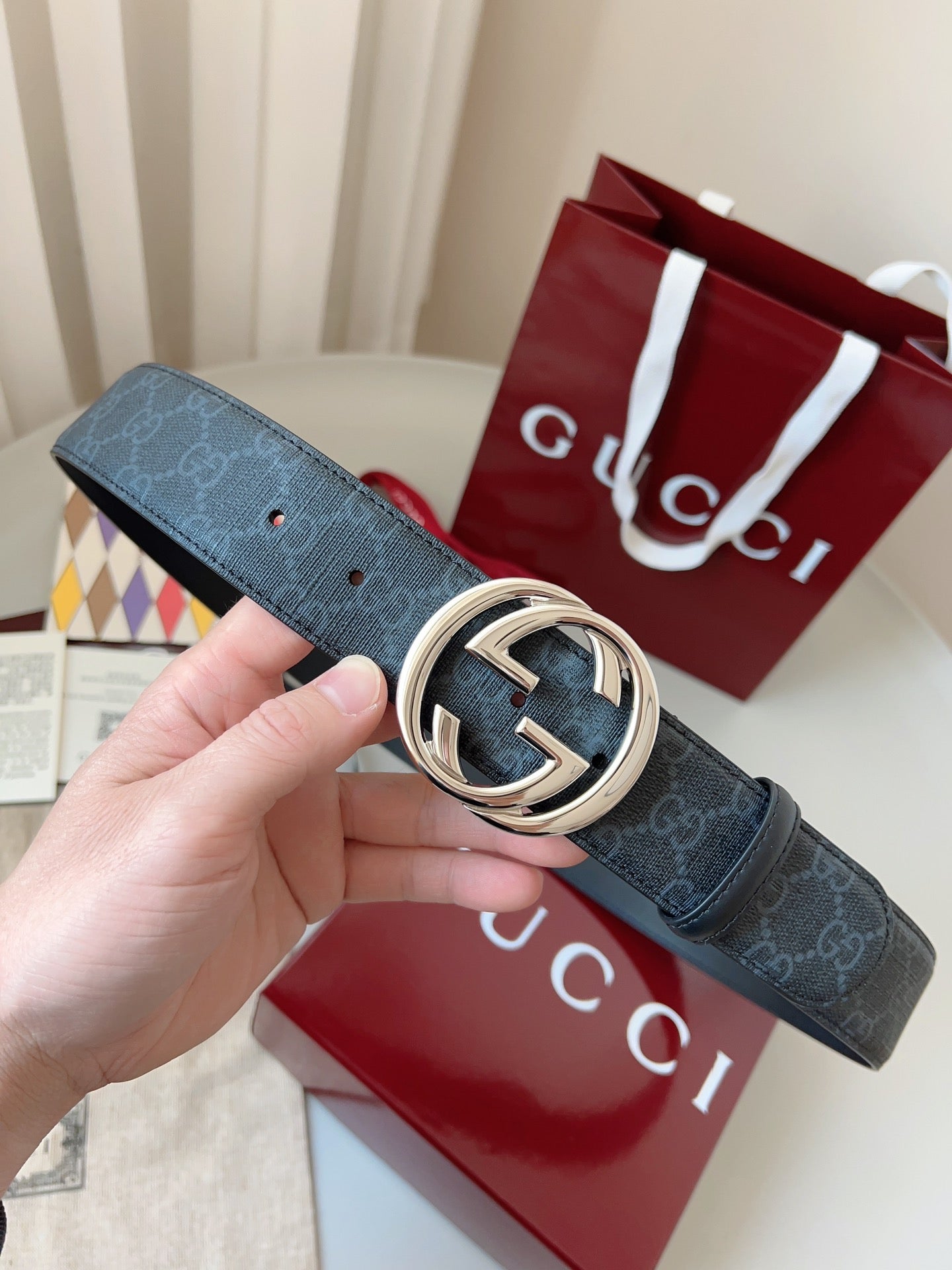 195NB2PDE Stylish high-quality leather belt