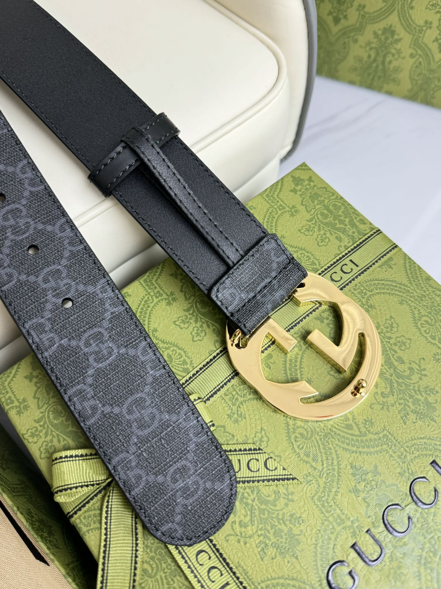 195NB3PDE Stylish high-quality leather belt