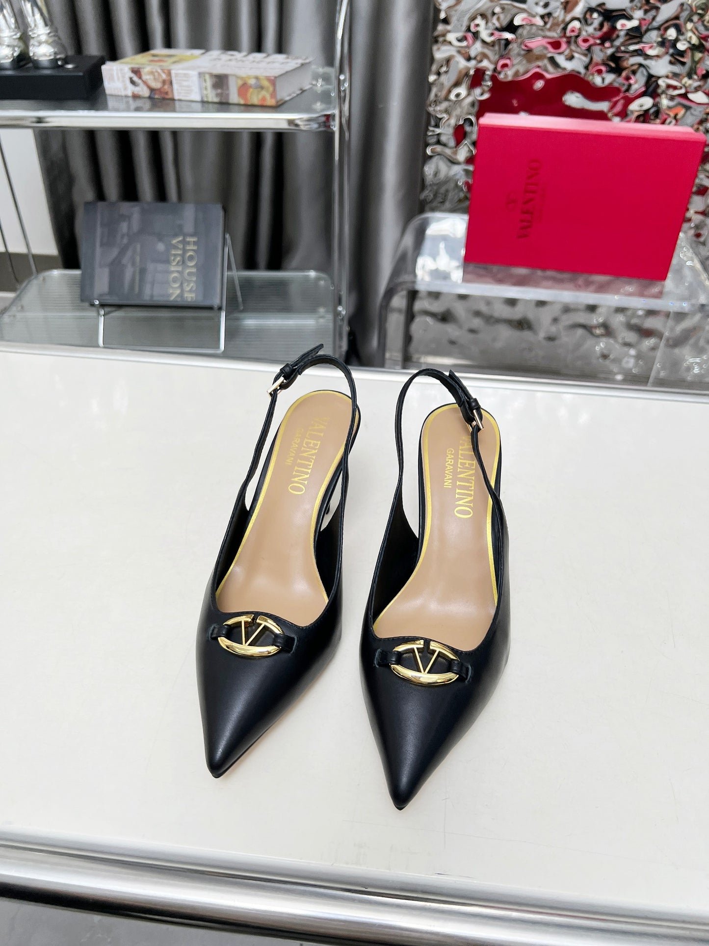 245RVL17ZUEDE Stylish leather High heels