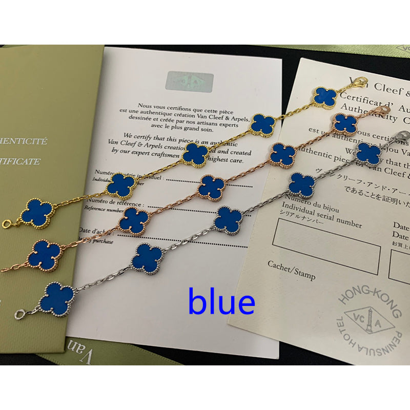 5XVA180KDE Stylish bracelets 5 flowers normal size1.5cm flower