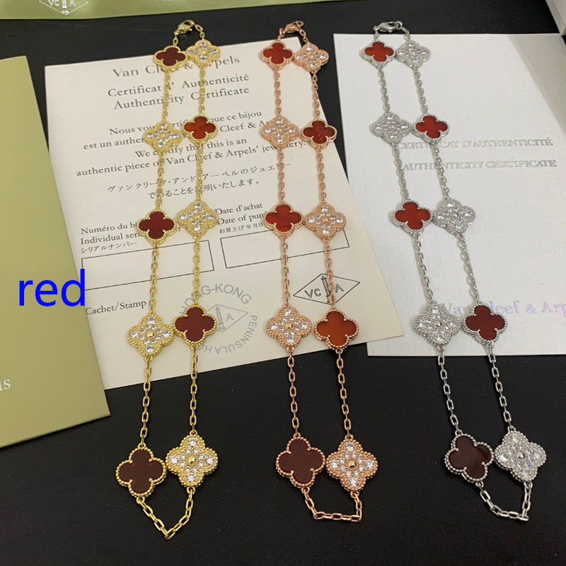 5XV191XDE Stylish 10 flower necklaces