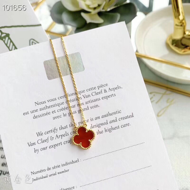 5XVA184XDE Stylish 1 flower necklace
